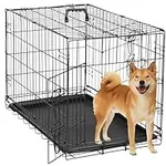 DUMOS Medium Dog Crate with Double 