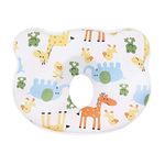 Hopop Memory Foam Infant Baby Head Shaping Pillow for Preventing Head for Flat Head Syndrome Ideal for 0-12 Months (Multi Color, Giraffe Print)