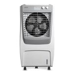 Black+Decker Evaporative Air Cooler Lhotse 85L Air Throw 38 Feet With Ice chamber Antibacterial Honeycomb pads Inverter compatible 200 Watts 230 V AC White and Grey | Size Large
