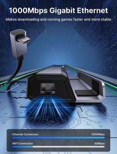 JSAUX 7-in-1 Steam Deck Docking Station  – USB-C Hub with HDMI, USB Ports