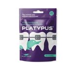 Platypus Orthodontic Flossers - Fights Bad Breath - Picks for Braces, Fits Under Arch Wire, Will Not Cause Damage - Vegan and Biodegradable - Unflavored and Shred Resistant - 30 Count