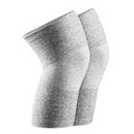 Toncy Gear Knee Support and Brace, Compression Sleeve for Men & Women - 1 Pair (2 Piece) (M)