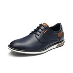 Bruno Marc Men's Casual Dress Oxfords Shoes Business Formal Derby Sneakers, Blue, 10 Wide