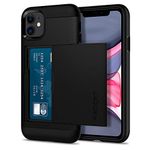 Spigen Slim Armor CS Back Cover Case Compatible with iPhone 11 (TPU + Poly Carbonate | Black)