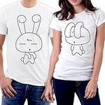 picontshirt Funny Matching Couple Lover Novelty T-Shirts Men S/Women S Design 154