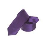 WedDecor Solid Color Formal Neckties, Men Ties for Funeral Wear Plain Satin Slim Ties for Wedding, Business, Events, Office Casual & Formal Wear Accessories, 56 Inches