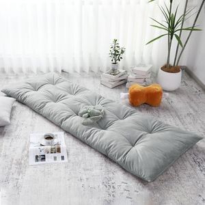 BALAPET Floor Lounger Pillow,Foldable Light Thick Tufted Floor Pillow Cushion with Elasticized Webbing for Easy Storage Floor Lounger for Meditation, Playing, Yoga, Reading, Sleeping(Light Gray)