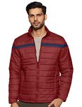 Qube By Fort Collins Nylon Men's Standard Length Jacket (57505_Maroon_Medium)