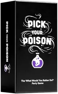 Pick Your Poison Party Game - The “What Would You Rather Do?” Family Card Game - for Kids, Adults, and Families, Great for a Halloween Party or a Fun Game Night with Friends