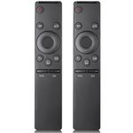 Weitov Universal Replacement For Samsung-Tv-Remote Control,Compatible With All Samsung Smart Frame Curved Qled Tvs Pack Of 2 - Black