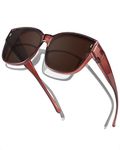 XFeel Sunglasses Over Prescription Glasses for Women Polarized Fit Over Sun Glasses with UV Protection