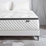 Deegari Full Mattress,12 Inch Full Size Mattress in a Box,Gel Memory Foam and Innerspring Hybrid Mattress with Individual Pocket Spring for Motion Isolation,Pressure Relief,Medium Firm Feel