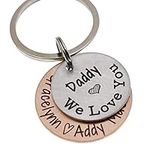 Personalized Father's Day Keychain 