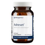 Metagenics Adreset Supplement with Cordyceps, Adaptogens and Ginseng to Help Relieve Stress Related Fatigue - 60 Capsules - 30 Servings