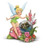 The Hamilton Collection It's a Little Magic Tinker Bell Figurine by T-Kinkade 4-2/3-inches