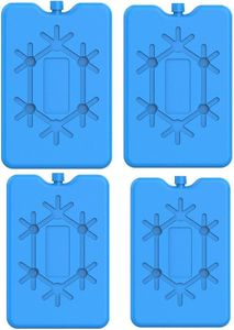 4Pack Ice Packs for Lunch Box,Reusable Ultra-Thin Freezer Packs,Long-Lasting Cool Packs for Coolers,Keep Food Fresh and Cold in Lunch Boxes Breastmilk Bags