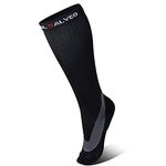 Vital Salveo-Sports Running Arch Calf Support Compression Socks-1 Pair-Medium