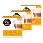 Nescaf? Dolce Gusto Latte Machiato 16 Capsules, 8 servings (Pack of 3, Total 48 Capsules, 24 servings)