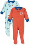 Amazon Essentials Marvel Unisex Babies' Pyjama Sleep Sets, Pack of 2, Marvel Spider Man, 18 Months