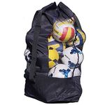 SUBZHAOYI 10-15 Ball Net Bag Extra Large Football Basketball Storage Bag for Training