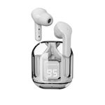 in-Ear Wireless Earbuds 2024, Bluetooth 5.3 with Noise-canceling Technology, Water Resistant IPX-4, True Wireless Stereo, and Touch Control (White)