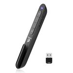 Wireless Presenter, LNKOO RF 2.4GHz Wireless Presenter Presentation Remote PowerPoint PPT Clicker USB Control Advance Slide Show Clicker