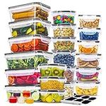 52 Pcs Food Storage Containers with