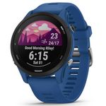 Garmin Forerunner Unisex 255 Easy to Use Lightweight GPS Running Smartwatch, Advanced Training and Recovery Insights,Safety and Tracking Features included, Up to 14 days Battery Life, Tidal Blue