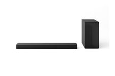 LG S60T - Smart Soundbar, 340W, 3.1 Channel, Dolby Digital and DTS Surround Soundbar, Wide Connectivity, HDMI, Bluetooth, USB, Optical Input, Black