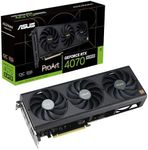 ASUS GeForce RTX 4070 Super 12G ProArt OC Graphics Card - 2565MHz Boost Clock, GDDR6X, PCIe Gen 4, DLSS 3, HDMI 2.1a, 3 x DisplayPort 1.4a (Supports 4K & 8K HDR)