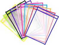 Dry Erase Pockets Sleeves,10Pcs Hea