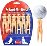 Nuddie Tees - Novelty Golf Tees, Funny Gag Novelty Present For Him For Golfers on Fathers Day, Christmas and Birthdays