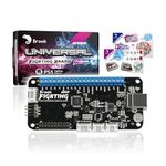 Brook Universal Fighting Board Fusion with a Sticker - Pre-Installed Header Version, for PS5 Fighting Games Solution, Compatible with Street Fighter 6 [Exclusive Version]