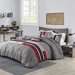 Mizone Pipeline Comforter Set, Full/Queen, Red