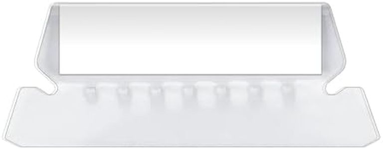 Pendaflex Hanging Folder Tabs, 2", Clear, 25 Tabs and Inserts per Pack (42)