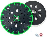 New Upgraded 202458 6-Inch Soft Sanding Pad,Fit for ETS 150/3 EQ, ETS EC 150/3 EQ, ETS 150/5 EQ, ETS EC 150/5 EQ Sander,Wear-Resistant and Durable Soft Sanding Pad,M8 Thread,1 Pack