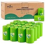 Pkpoo Compostable Poop Bags Certified, 240 Plant-Based Poop Bags for Dogs, Unscented Doggie Waste Bags - Vegetable-Based Extra Thick with 100% Leak-Proof