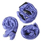 Aerial Yoga Hammock, Aerial Silks Sling, Aerial Yoga Swing, Nylon Aerial Fabric Yoga Strap, Yoga Swing Set for Gym Home Fitness (Elegant Purples)