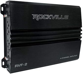 Rockville RVF-2 1200w Peak/300w Dyno-Certified RMS 4 Channel Car Amplifier Stereo Amp