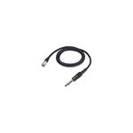 Audio-Technica AT-GCW Guitar Input Cable for Wireless Audio Transmitter, Black