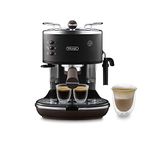 DeLonghi ECOV311.BK Icona Vintage Pump Espresso Coffee Machine, Black