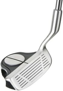 Intech EZ Roll Right Handed Chipper Golf Club | Short Distance Approach Chipping Club for Men | Back-Weighted Design with Alignment Lines | 35” Length 35° Loft, Black/Satin