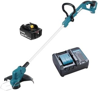 Makita DUR193M001 18V LXT Cordless 10-1/4" Line Trimmer Kit with Battery (4.0 Ah), Charger & Shoulder Harness