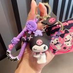 TWS THE WRITE STUFF Kuromi & My Melody Keychains, KUROMI (1 piece)