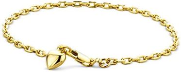 Miore shiny 9ct 375 yellow gold bra