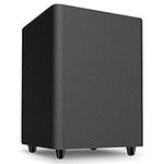 PYLE Active Down Firing Subwoofer - 10 Inches, Ported Design with High-to-Low Input Level Controller, Invisible Down-Firing Speaker, Color Black, Built-in Convenience - PSUB10A