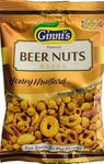 Ginni's Famous Honey Mustard Beer Nuts - Pack of 10 - Peanuts Toasted Corn Cashews Beans Almonds Hazelnuts Sweet Tangy Party Bar Snacks - Seasoned Flavoured Nut & Snacks