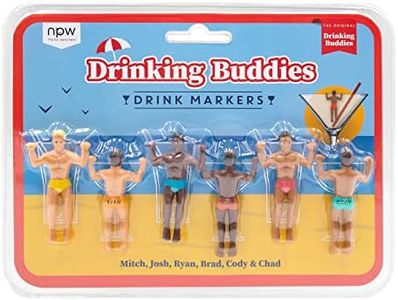 NPW Gifts Drinking Buddies Beverage Marker