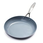 GreenPan Valencia Pro Hard Anodised Healthy Ceramic Non-Stick 30 cm Frying Pan Skillet, PFAS-Free, Induction, Oven Safe, Grey