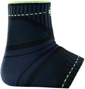 Bauerfeind Sports Ankle Support Dynamic - Ankle Compression Sleeve for Freedom of Movement - 3D AirKnit Fabric for Breathability - Premium Quality & Washable (X-Large, Black)